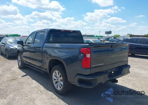 2020 Chevrolet Silverado 1500 2Wd Short Bed Custom из США, поврежденный, VIN 3GCPWBEH6LG279560
